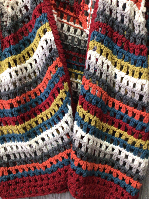 Johnny Was Crochet Cardigan Size Large
